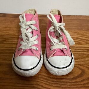 Converse Toddler Pink High-Top Sneakers